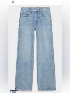 Aritzia Denim Forum The Farrah Hi-Rise Wide Leg Jean
